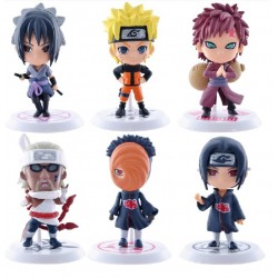 Set 6 figuras Naruto Shippuden