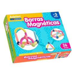 Barras Magnéticas Didácticas Con Esferas 26 Pz Adetec