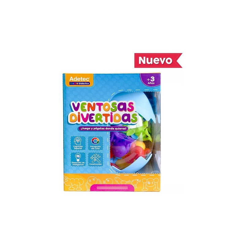 Ventosas Divertidas Didacticas Adetec  36 Ventosas Divertidas