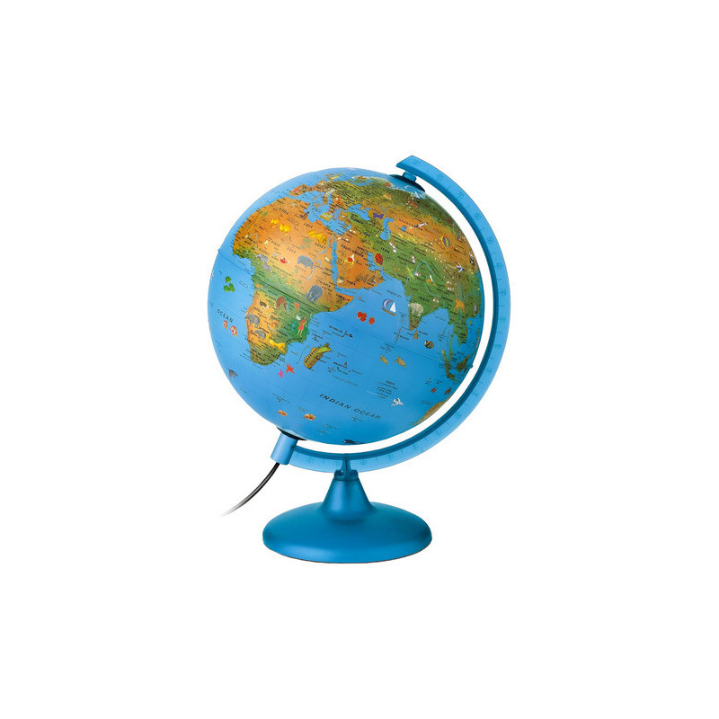 Globo Terráqueo 25 Cm Con Luz Led - Modelo Arca