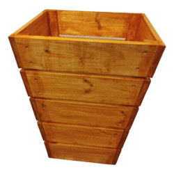 Macetero De Madera Protector De Árbol 45 Cm.