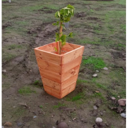 Macetero De Madera Protector De Árbol 45 Cm.