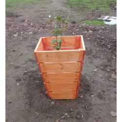 Macetero De Madera Protector De Árbol 45 Cm.
