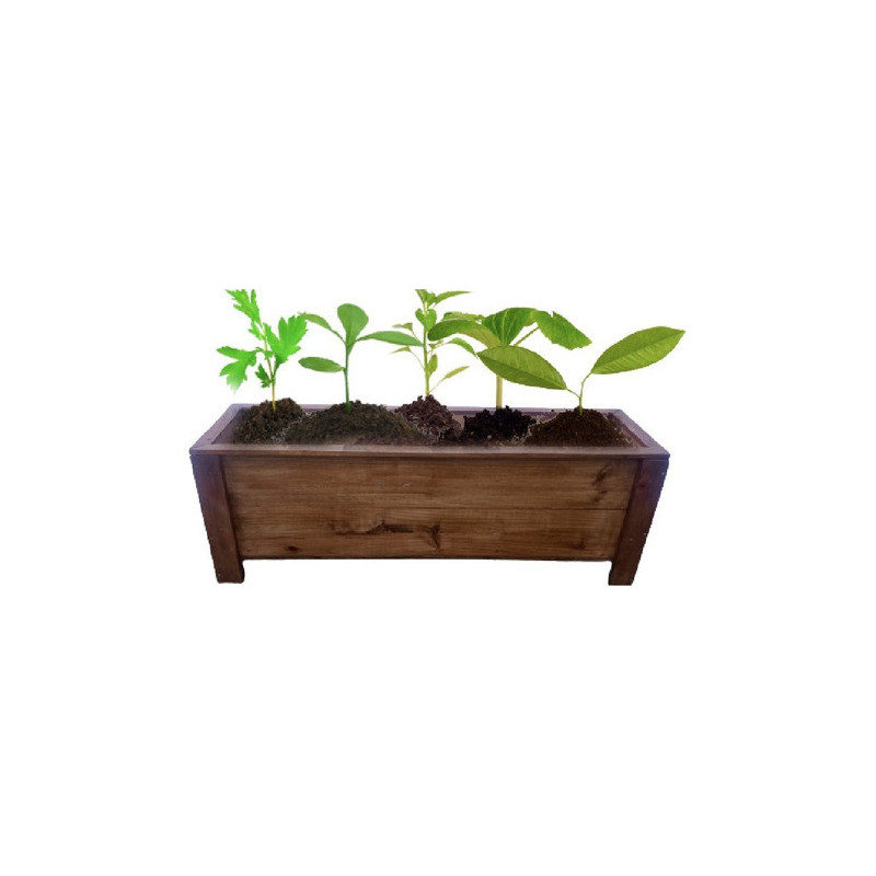 Jardinera De Madera 105 Cm Rectangular 1 Unidad
