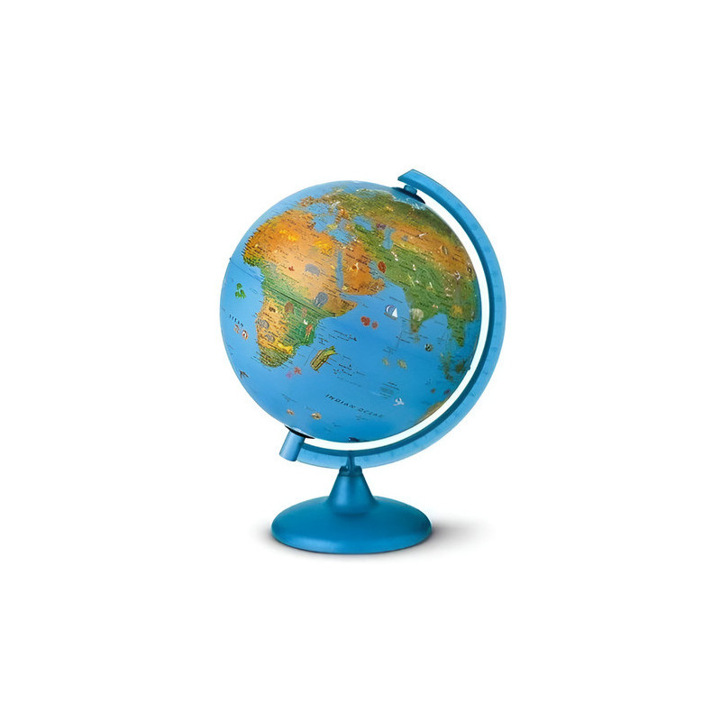 Globo Terráqueo Arca Led 25 Cm Chtech Físico Decorativo