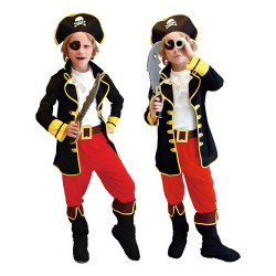 Disfraz De Pirata 6 Piezas Halloween Cosplay
