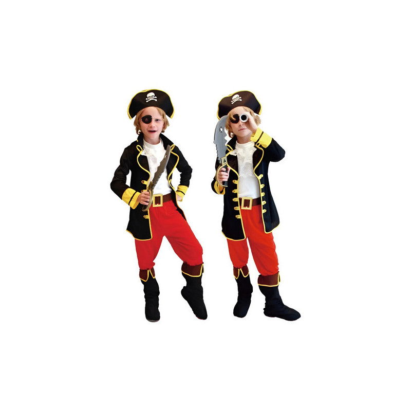 Disfraz De Pirata 6 Piezas Halloween Cosplay