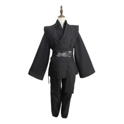 Traje Disfraz Star Wars Jedi Niños Y Adultos Túnica Con Capucha Halloween Cosplay
