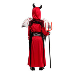 Disfraz De Diablito Incluye Tridente Para Niños Halloween Cosplay