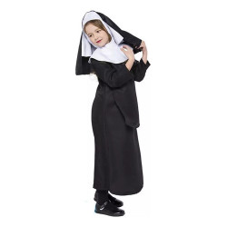 Disfraz Monja Religiosa Para Niñas Halloween Cosplay