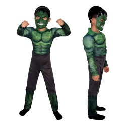 Disfraz Hulk Musculoso Incluye Máscara Halloween Cosplay - Universo Surprise