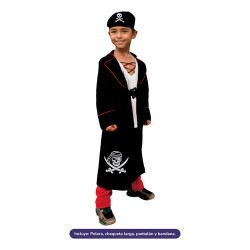 Disfraz Pirata Niño Y Niña Zombie Halloween