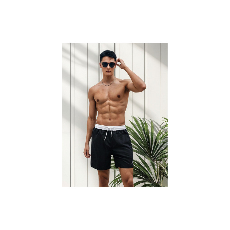 Traje De Baño Hombre Short Cordón Manfinity