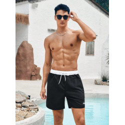 Traje De Baño Hombre Short Cordón Manfinity