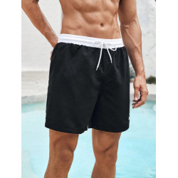 Traje De Baño Hombre Short Cordón Manfinity