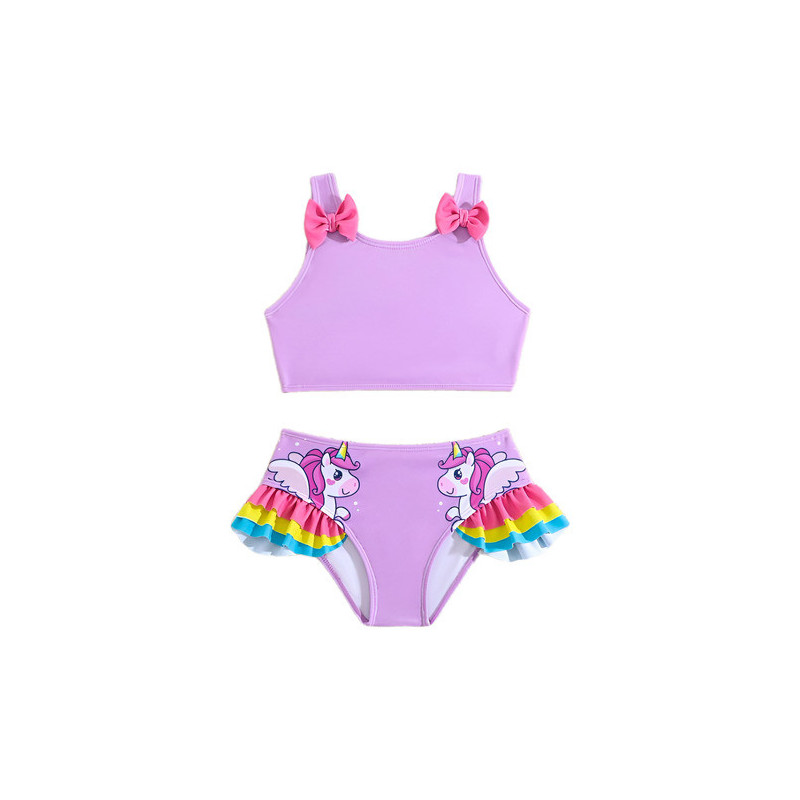 Traje De Baño Niña Shein 1 Pieza O Bikini 4 A 7 Años