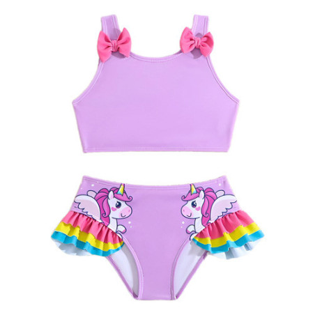 Traje De Baño Niña Shein 1 Pieza O Bikini 4 A 7 Años