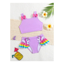 Traje De Baño Niña Shein 1 Pieza O Bikini 4 A 7 Años