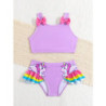 Traje De Baño Niña Shein 1 Pieza O Bikini 4 A 7 Años