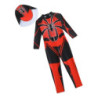 Traje De Baño Niño Shein Spiderman Negro Con Jockey