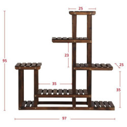 Estante Para Plantas 95 Cm Alerce