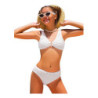 Traje De Baño Shein Adolescente Bikini Blanco O Negro