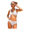 Traje De Baño Shein Adolescente Bikini Blanco O Negro