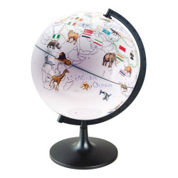 Globo Terráqueo Para Pintar 28 Cm. Globedu003