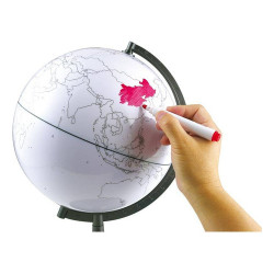 Globo Terráqueo Para Pintar 28 Cm. Globedu003