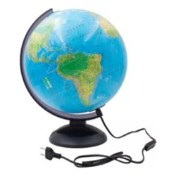 Globo Terráqueo Replogle Azul Con Luz