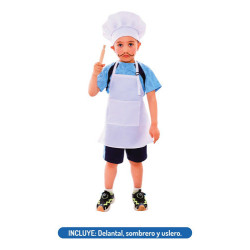 Disfraz De Chef Infantil Con Accesorios  Profesiones - Oficios - Cosplay