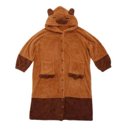 Maxipoleron Bata Capibara - Universo Surprise - Capucha Capibara Lisa Única