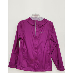 Cortaviento Columbia Niña 10-12 Impermeable Rosa 1 10-12 Lisa