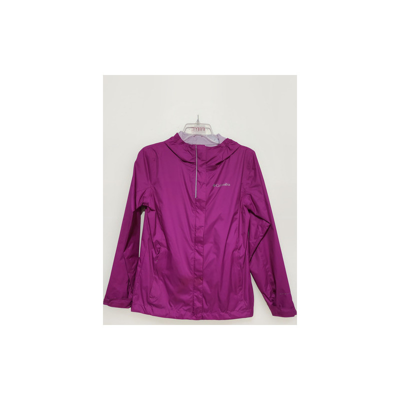 Cortaviento Columbia Niña 10-12 Impermeable Rosa 1 10-12 Lisa