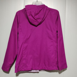 Cortaviento Columbia Niña 10-12 Impermeable Rosa 1 10-12 Lisa