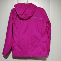 Cortaviento Columbia Niña Talla 10-12 Impermeable Rosa 2 10-12 Lisa