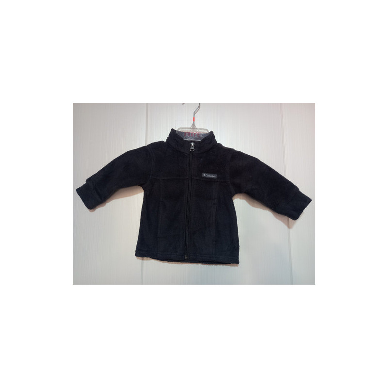 Polerón Polar Infantil Talla 6-12 Meses Columbia Negro Liso 6-12 Meses