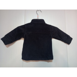 Polerón Polar Infantil Talla 6-12 Meses Columbia Negro Liso 6-12 Meses