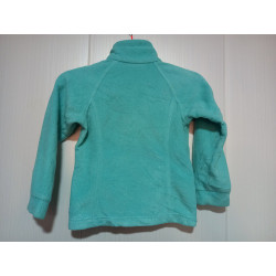 Polerón Polar Infantil Talla 4-5 Columbia 4-5 Celeste Lisa