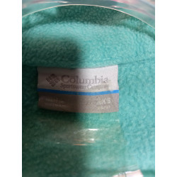 Polerón Polar Infantil Talla 4-5 Columbia 4-5 Celeste Lisa