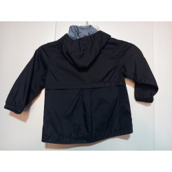 Cortaviento Infantil Talla 2 Columbia Negro 2 Lisa