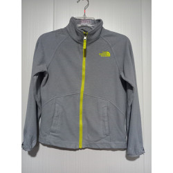 Polerón Polar Infantil Talla 7-8 The North Face Gris 7-8 Gris Lisa