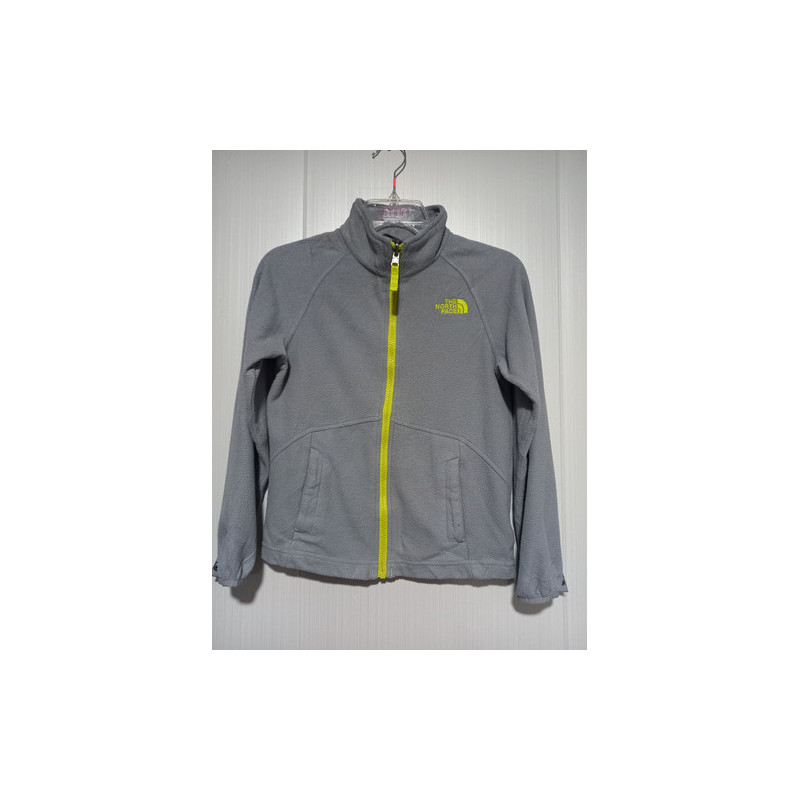 Polerón Polar Infantil Talla 7-8 The North Face Gris 7-8 Gris Lisa