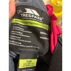 Pantalón Nieve Ski Talla 7-8 Trespass Rosa Liso 7-8