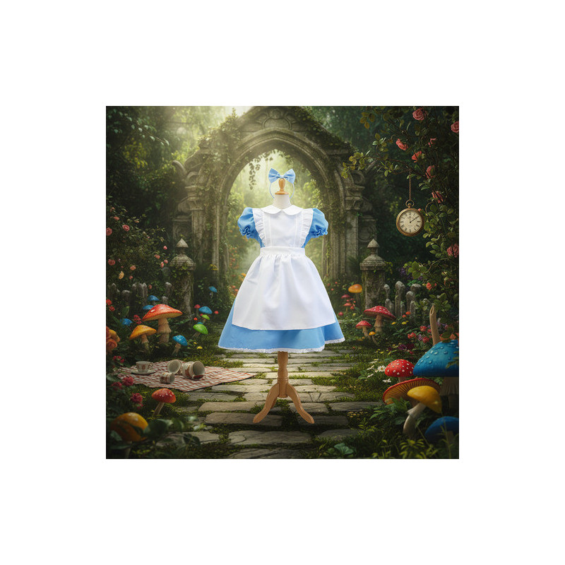 Disfraz Alicia En El País De Las Maravillas Niña - Cosplay - Halloween - Día Del Libro - Mi Ropero Encantado