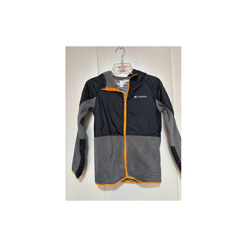 Chaqueta Columbia Polar Cortaviento 10-12. Mi Ropero Encanta Gris 10-12