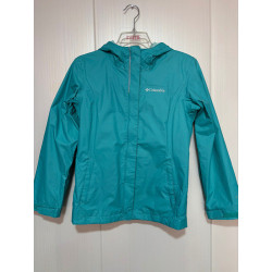 Cortavientos Columbia 10-12 Turquesa - Mi Ropero Encantado