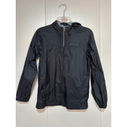 Cortavientos Columbia Talla 10-12 Negro - Poco Uso