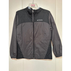 Cortavientos Columbia 10-12 Gris Negro. Mi Ropero Encantado