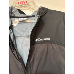 Cortavientos Columbia 10-12 Gris Negro. Mi Ropero Encantado Gris 10-12